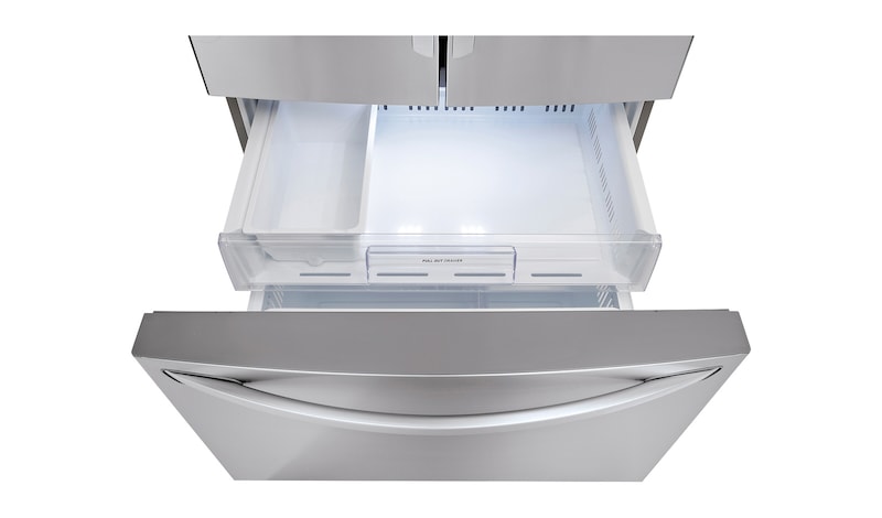 LG 36" Counter Depth French Door Refrigerator with Slim SpacePlus™ Ice System, 24 cu.ft., LFXC24726S